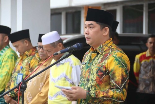 dishub kotabaru Lepas 48 Kafilah MTQ Nasional Tingkat Provinsi Kalsel, Ini Pesan Wabup Kotabaru